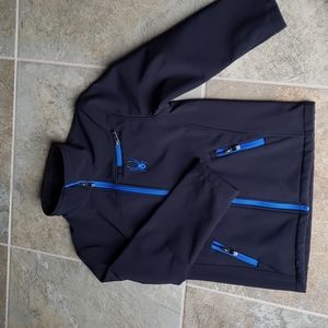 Spyder Boys Soft Shell Jacket.  Black.  Size 8. EUC.